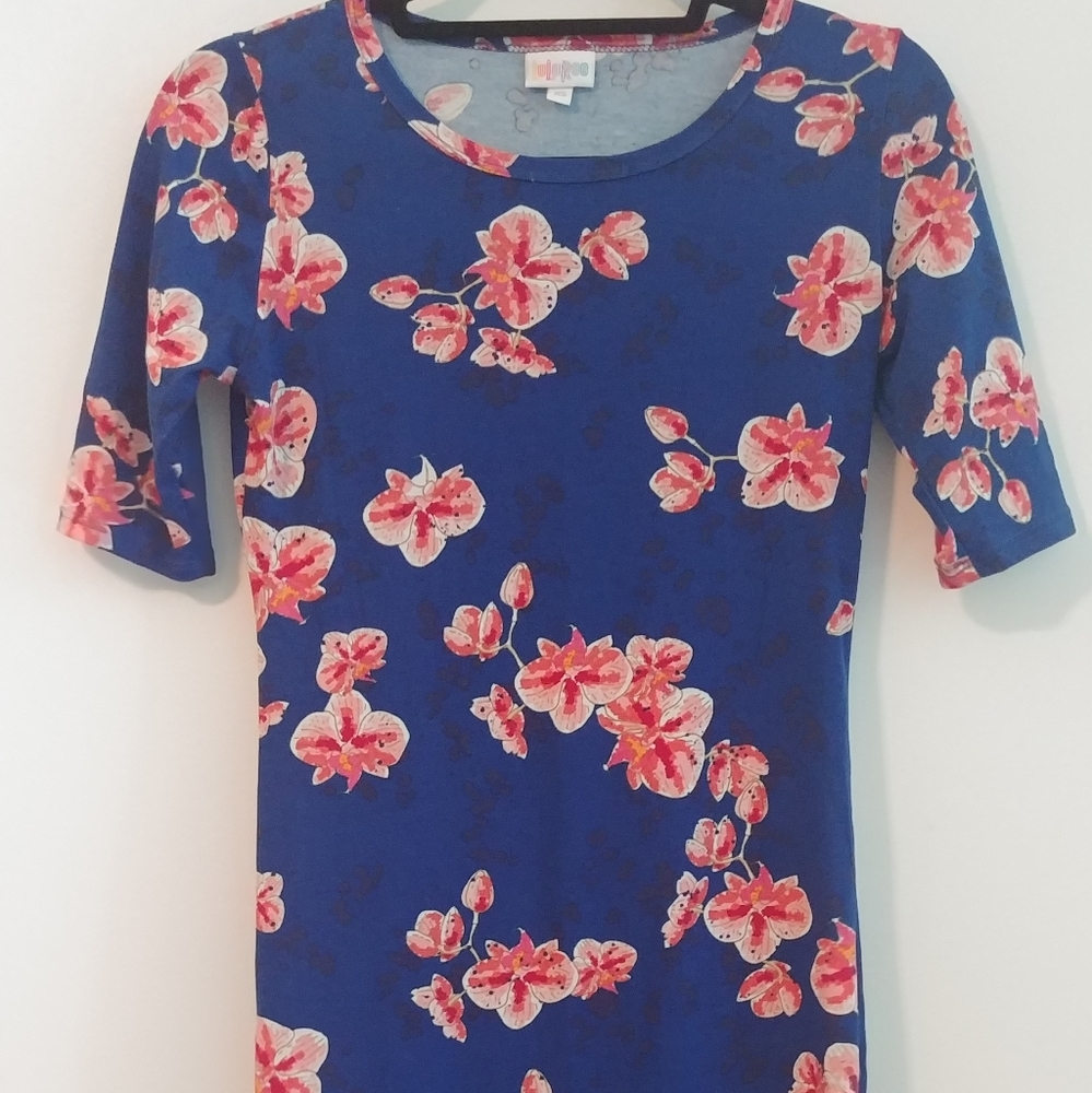 Lularoe Orchid Julia Wiggle Dress
